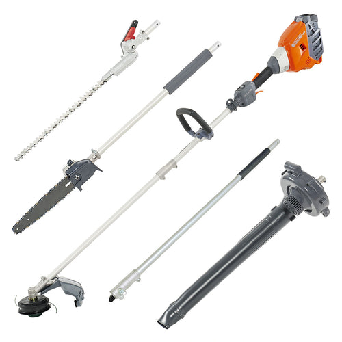 Desbrozadora Oleo-Mac BCi 530 D - Kit con 5 accesorios + Batería Bi 540 + Cargador CRG 520