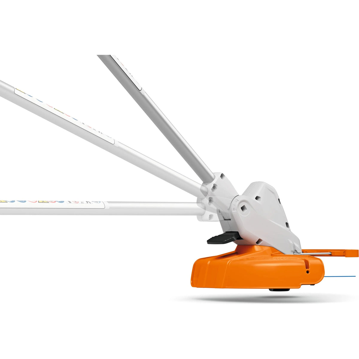 Desbrozadora STIHL FSA 50 sin batería ni cargador - detalle de ajuste y empuñadura
