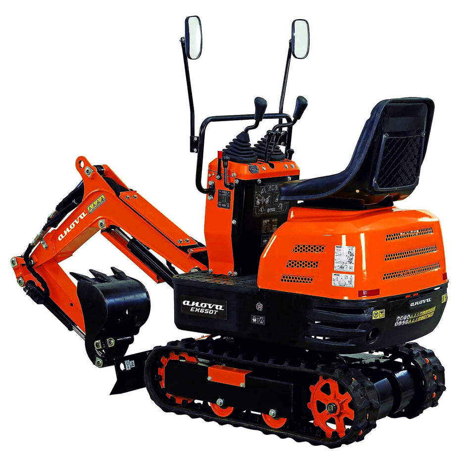 Mini excavadora anova 637kg 306cc orugas
