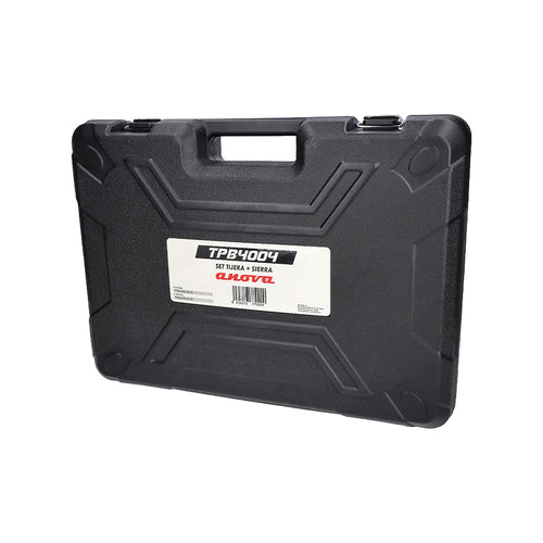 Set de poda: tijera 40mm + sierra 8" + pértiga 1,5-2,1m 21v anova